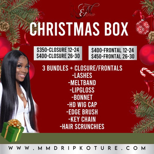 Christmas Box 3 Bundles + Closure