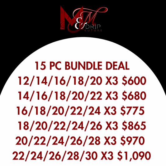 Wholesale 15 pc Bundle Deal